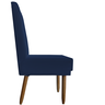 Cadeira Para Sala de Jantar Lia Pés palito Suede Azul marinho - D'Classe Decor - 2