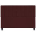 Ver imagem 1 de Cabeceira para Cama King 195 Cm Elen Suede Bordô Suede
