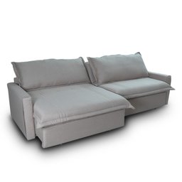 Sofá Cama Baú Ravello sem Caixa 2,26m Linho 3 Lugares - 6