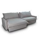 Ver imagem 7 de Sofá Cama Baú Ravello sem Caixa 2,26m Linho 3 Lugares