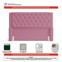 Ver imagem 5 de Cabeceira Atena para Cama Box Queen Size 160cm Capitonê com Frame Suede Rosa - Abmaza