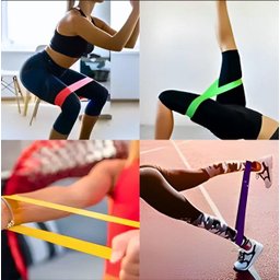 Kit Treino Funcional 5 Elásticos de Resistência - 10