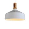 Lustre Pendente Wood Design Escandinavo Branco - 1