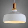 Lustre Pendente Wood Design Escandinavo Branco - 2