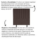 Ver imagem 5 de Cabeceira Estofada Cama Box Solteiro 90 Cm Carolina Linho e Frame Cor:marrom