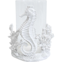 Ver imagem 1 de Enfeite Porta Velas de Resina Design Decorativo 17cm X 9cm