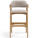 Ver imagem 3 de Kit 02 Banquetas Altas para Cozinha Sala de Jantar Bar Suran L02 Bouclê Creme - Lyam Decor