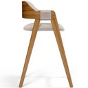 Ver imagem 6 de Kit 02 Banquetas Altas para Cozinha Sala de Jantar Bar Suran L02 Bouclê Creme - Lyam Decor