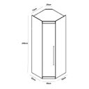 Ver imagem 6 de Guarda-Roupa Casal Modulado Canto 4 Portas França Espresso Móveis