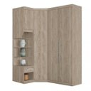 Ver imagem 2 de Guarda-Roupa Casal Modulado Canto 4 Portas França Espresso Móveis