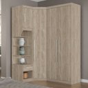 Ver imagem 1 de Guarda-Roupa Casal Modulado Canto 4 Portas França Espresso Móveis