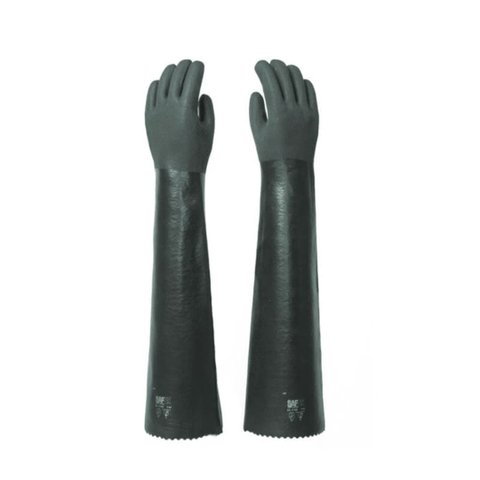 LUVA PVC PALMA ASPERA CANO LONGO 70CM T9,5 SAFEX CA 41460