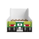Ver imagem 2 de Cama Caminhão Infantil Juvenil com Cabeceira e Peseira Decorativa para Quarto Infantil Atual - Verde