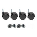 Ver imagem 5 de 4 Rodízios Cama Box e Móveis em Geral Rosca 5/16 Porca Garra