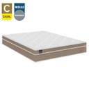 Ver imagem 7 de Cama Box Baú Casal Bipartido Suede + Colchão Lis Molas Ensacadas Plumatex 138cm – Suporta até 120 Kg
