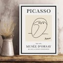 Ver imagem 2 de Quadro Arte Picasso - Corujinha 45x34cm - com Vidro:moldura Preta