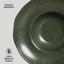 Ver imagem 4 de Prato para Risoto Orgânico Greenery 25cm Porto Brasil Cerâmica Massa Nhoque Fundo Molho