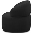 Ver imagem 6 de Kit 2 Poltronas Giratórias Sala de Estar Living Orgânico Carmen F04 Veludo Preto - Lyam Decor