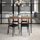 Ver imagem 2 de Conjunto Sala de Jantar 4 Cadeiras Valência Carraro Freijó