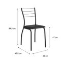 Ver imagem 5 de Conjunto Sala de Jantar 4 Cadeiras Valência Carraro Freijó