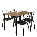 Ver imagem 3 de Conjunto Sala de Jantar 4 Cadeiras Valência Carraro Freijó