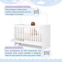 Ver imagem 4 de Berço Mini Cama 132,4x72,5cm 100% MDF Lua Branco