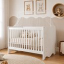 Ver imagem 1 de Berço Mini Cama 132,4x72,5cm 100% MDF Lua Branco