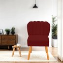 Ver imagem 2 de Cadeira Pétala para Sala de Jantar Confortável e Reforçada Suede