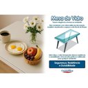Ver imagem 4 de Sala de Jantar Completa Liz C/ Tampo Madeirado C/ Vidro Oval 218x108cm e 8 Cadeiras Vitta Off White/