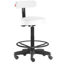 Ver imagem 1 de Cadeira Mocho Alto Branco Cb 1542