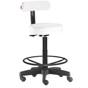 Cadeira Mocho Alto Branco Cb 1542