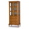 Cristaleira Antique com Espelho com 2 portas de vidro, 3 gavetas e 2 prateleiras - M560307E Linz Cri - 1