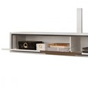 Ver imagem 5 de Rack para tv 65 polegadas sala quarto Joy 1,6m Branco e Preto Cool Home