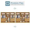 Guarda-roupa Casal Valencia 6 Portas 6 Gavetas 100% Mdf com Espelho Peroba - Mademarques - 5