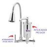 Torneira Flexível com Filtro Gourmet Parede Cone Abs - 4