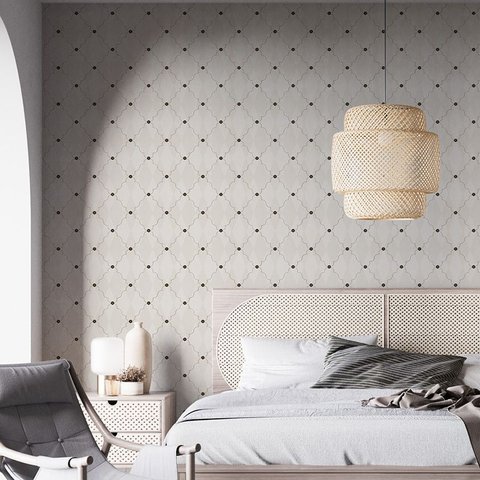 Papel de Parede Adesivo Arabesco Claro - 3,5m