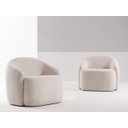 Ver imagem 1 de Poltrona Sol Boucle Off White - Ooca Móveis