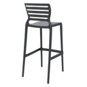 Ver imagem 6 de Conjunto de 4 Cadeiras Plásticas Tramontina Sofia Alta Bar em Polipropileno e Fibra de Vidro Grafite