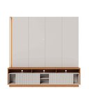 Ver imagem 3 de Estante Home Theater Jordão Off White Freijó com Mesa de Centro Jeri Freijó Off White e Aparador