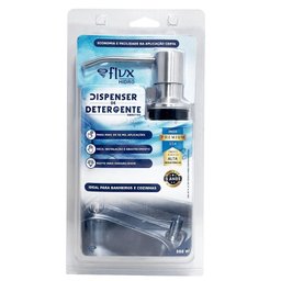 Dispenser para Detergente Flvx Hidro Embutir Inox 350ml Inox - 4