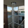 Lustre de Cristal Verdadeiro K9 Espiral Duplo 2,5 Metros - 1