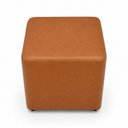 Ver imagem 5 de Puff Fixo Saraí Durango Corino Caramelo Sallar Home