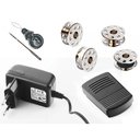 Ver imagem 2 de A Máquina de Costura Portátil com Luz e Pedal