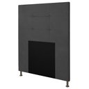 Ver imagem 1 de Cabeceira Cama Box Solteiro 90cm D10 Safira Suede Cinza - Mpozenato