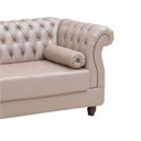 Ver imagem 4 de Chaise Estofada Pés de Madeira Vega Tcs-350 Branco Perfan