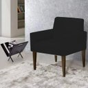 Ver imagem 3 de Kit com 2 Poltronas Decorativa Laís Sued Preto
