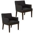 Ver imagem 1 de Kit com 2 Poltronas Decorativa Vitória Preto