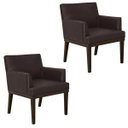 Ver imagem 1 de Kit com 2 Poltronas Decorativa Vitória Marrom