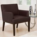 Ver imagem 3 de Kit com 2 Poltronas Decorativa Vitória Marrom