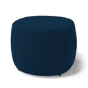 Ver imagem 1 de Puff Decorativo Living Aisha Orgânico Veludo Azul Marinho - Desk Design